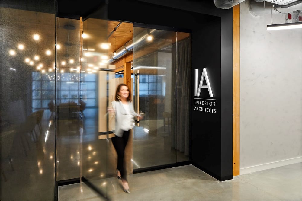 The main entrance of the IA Atlanta Studio