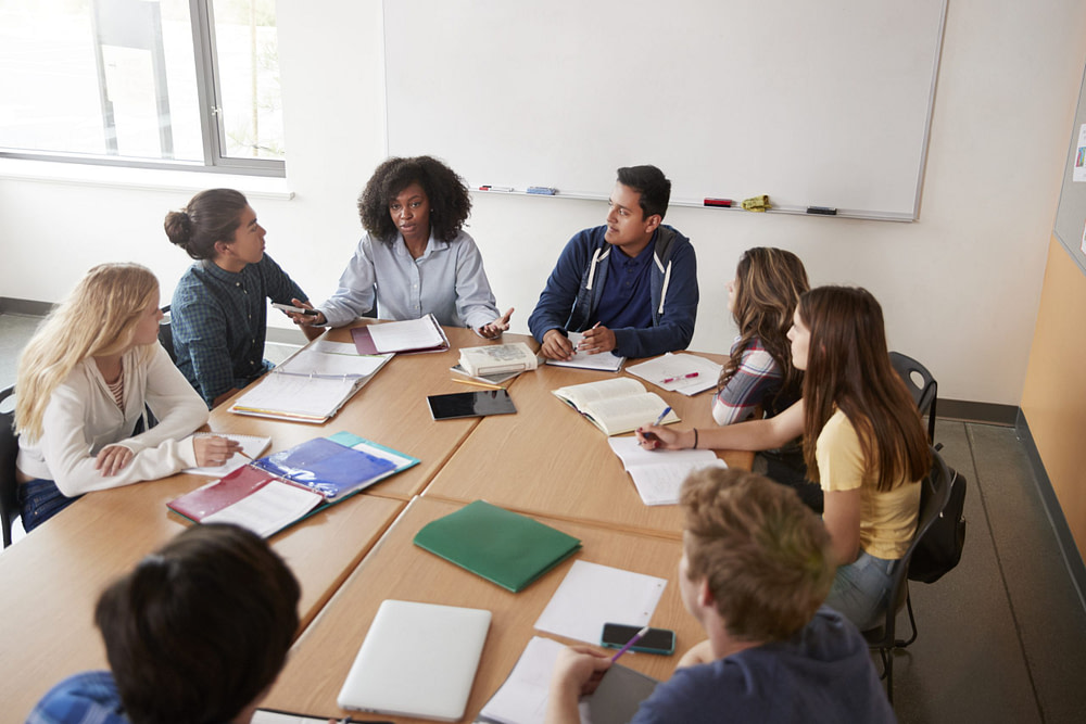 The SCALE-UP programs rely on student-led learning. Corporate learning spaces based off of academic findings