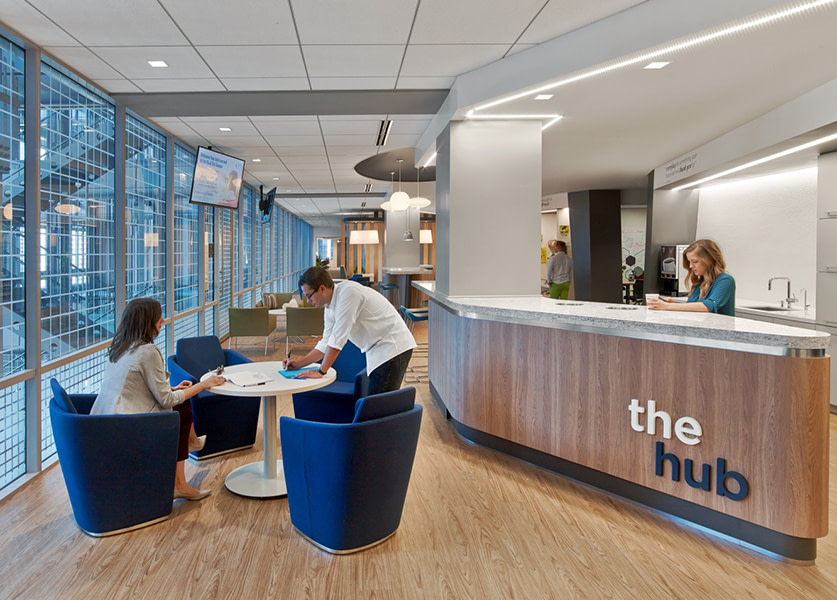 HCSC Blue Workplace in Chicago. Photo by Eric Laignel. 