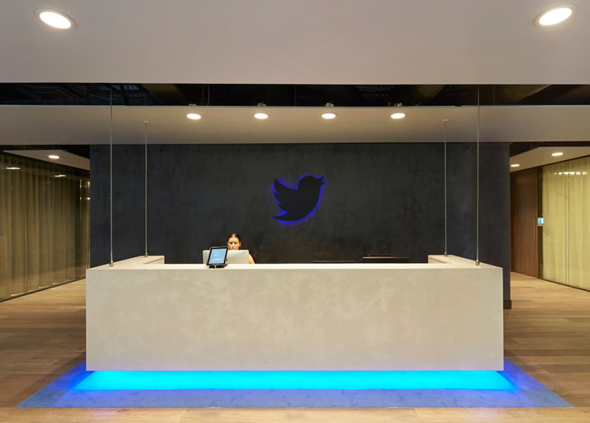 Twitter in London. Photo by Hufton+Crow. 