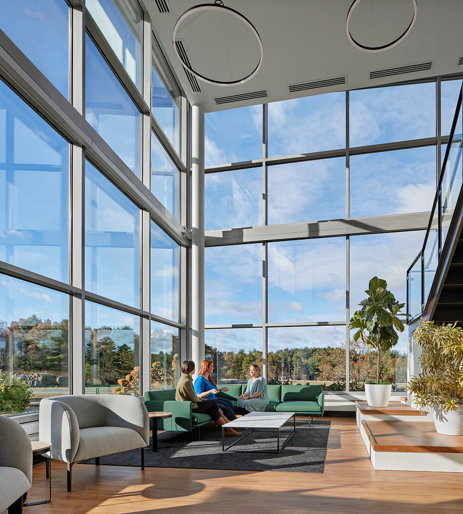 iRobot Bedford Mass First floor casual meeting space