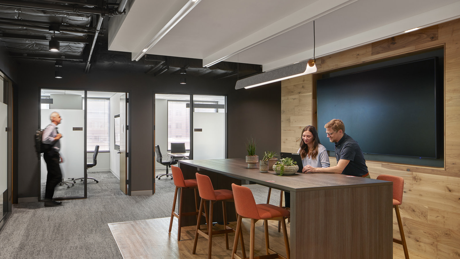 IA Interior Architects-designed cafe space at a tech office