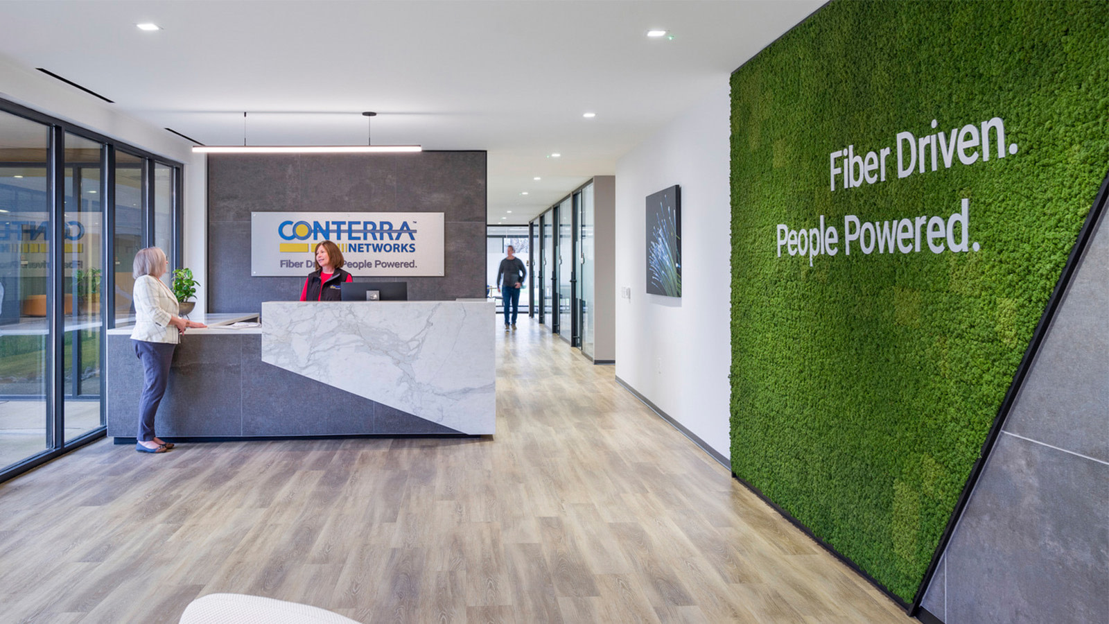 Conterra Networks Reception Area, Charlotte