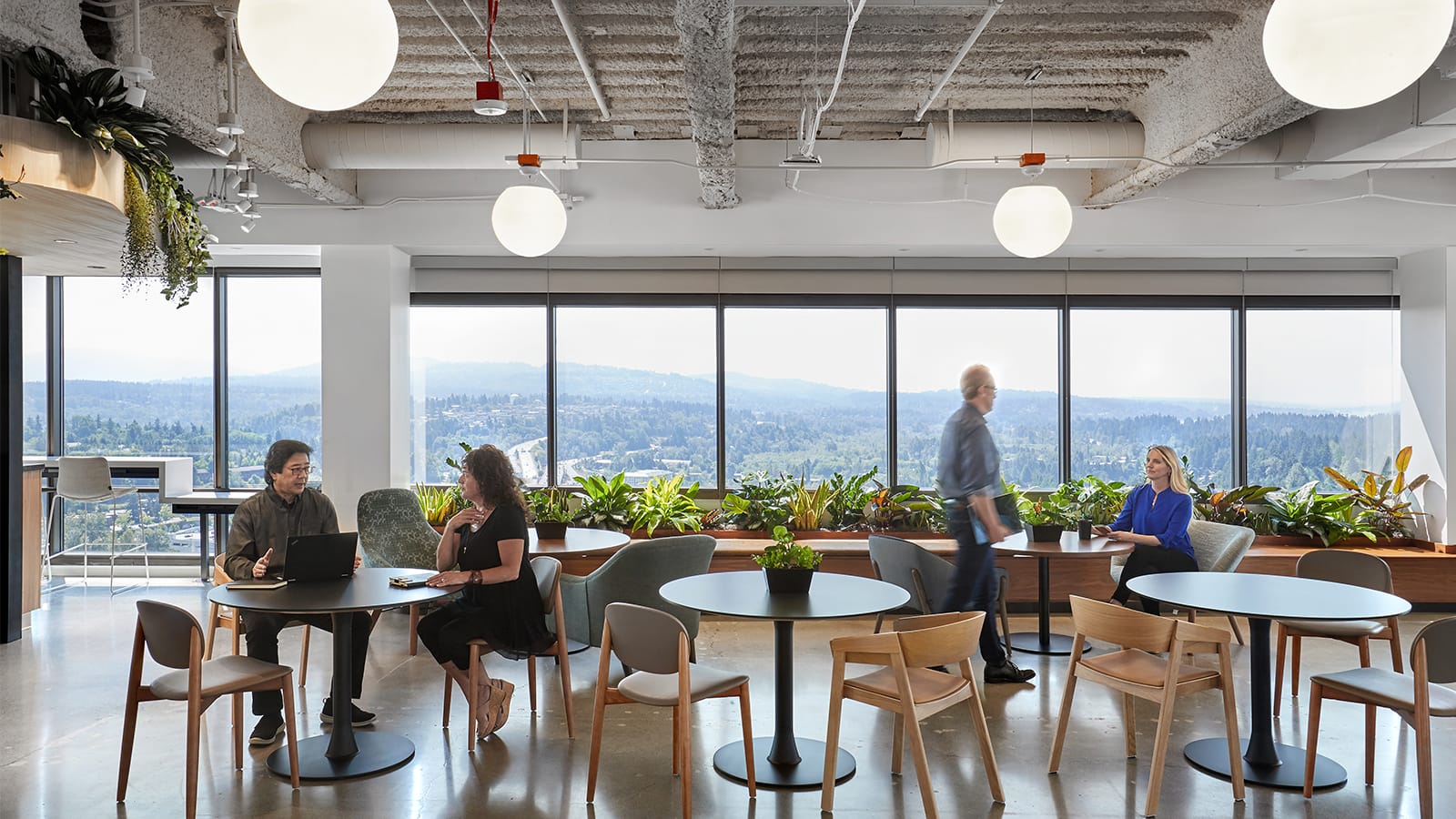 Foodservice space at GitHub's Bellevue offices