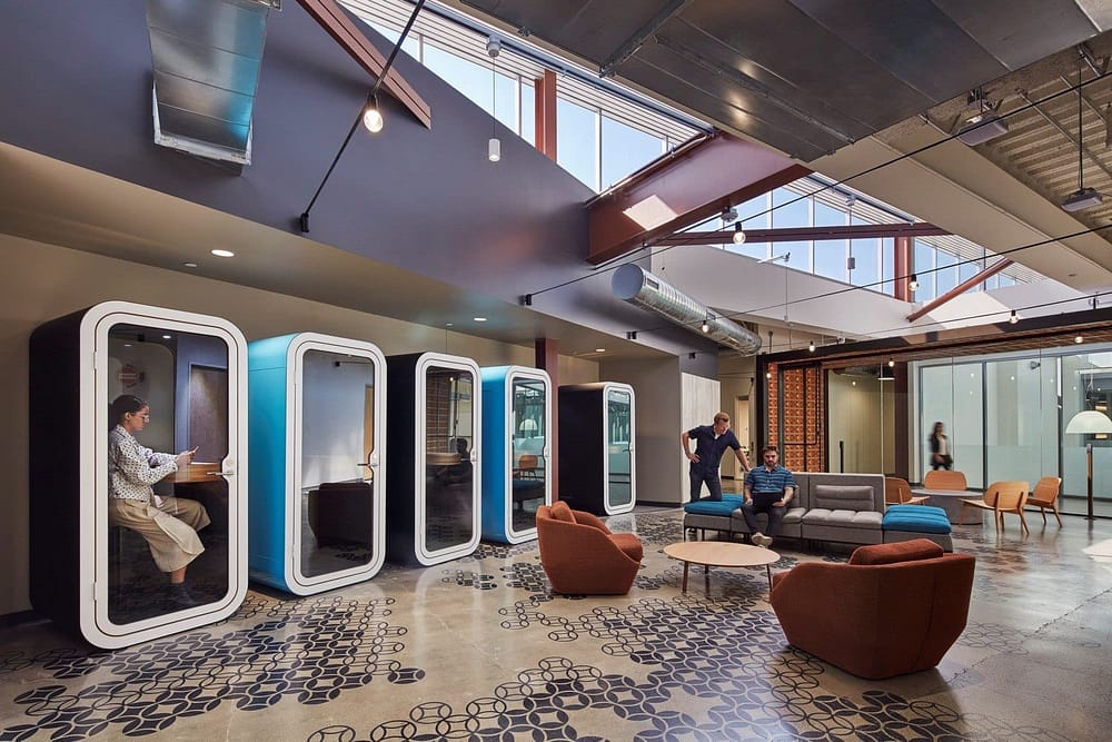 San Diego tech company reception area