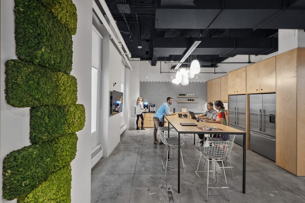 Kitchen area at IA | Interior Architects New York Office