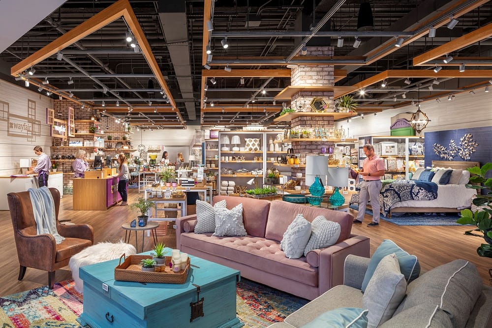 Wayfair to open pop-up shops at 4 malls later this summer - Furniture Today