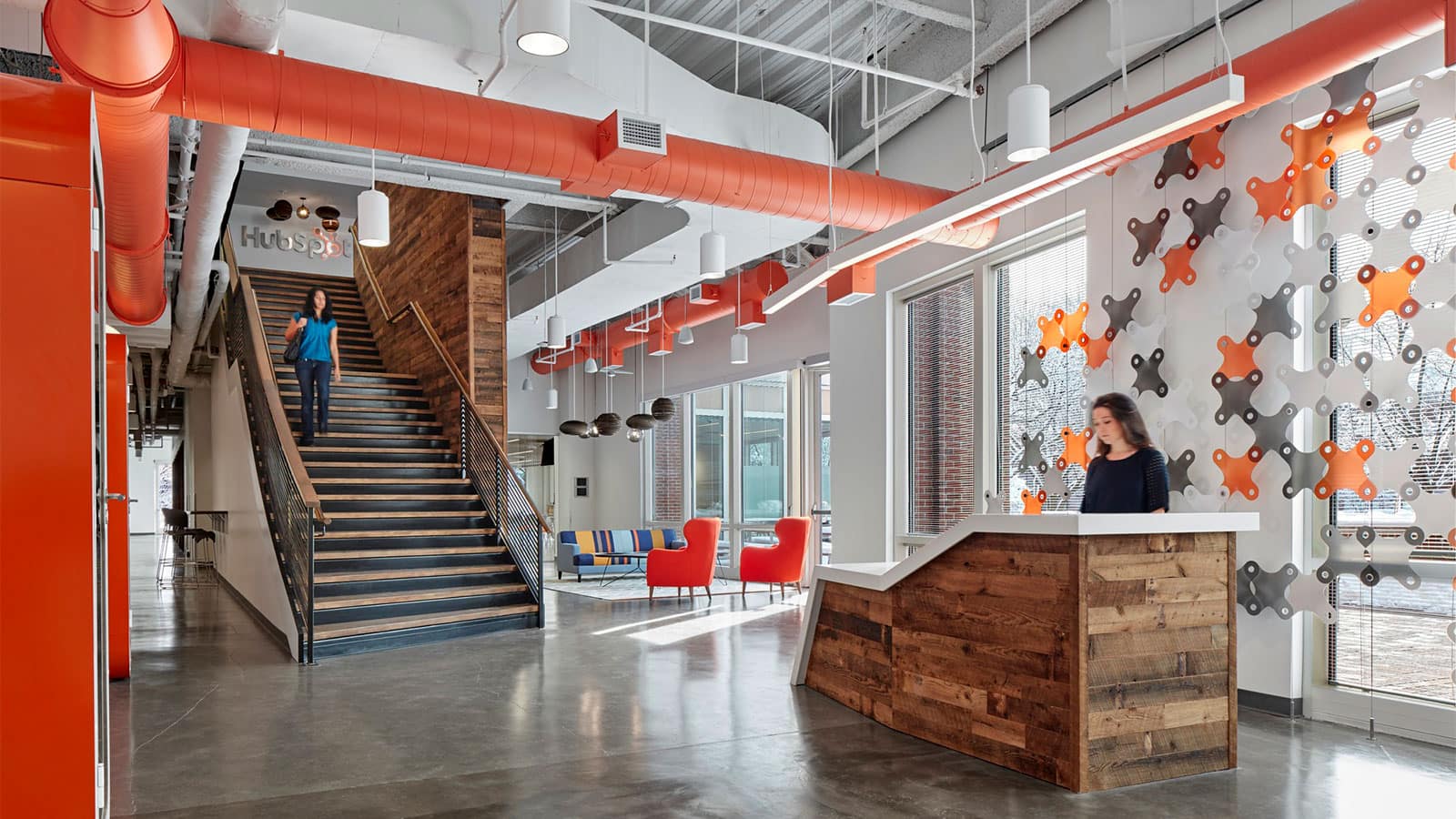The Hubspot campus in Cambridge MA