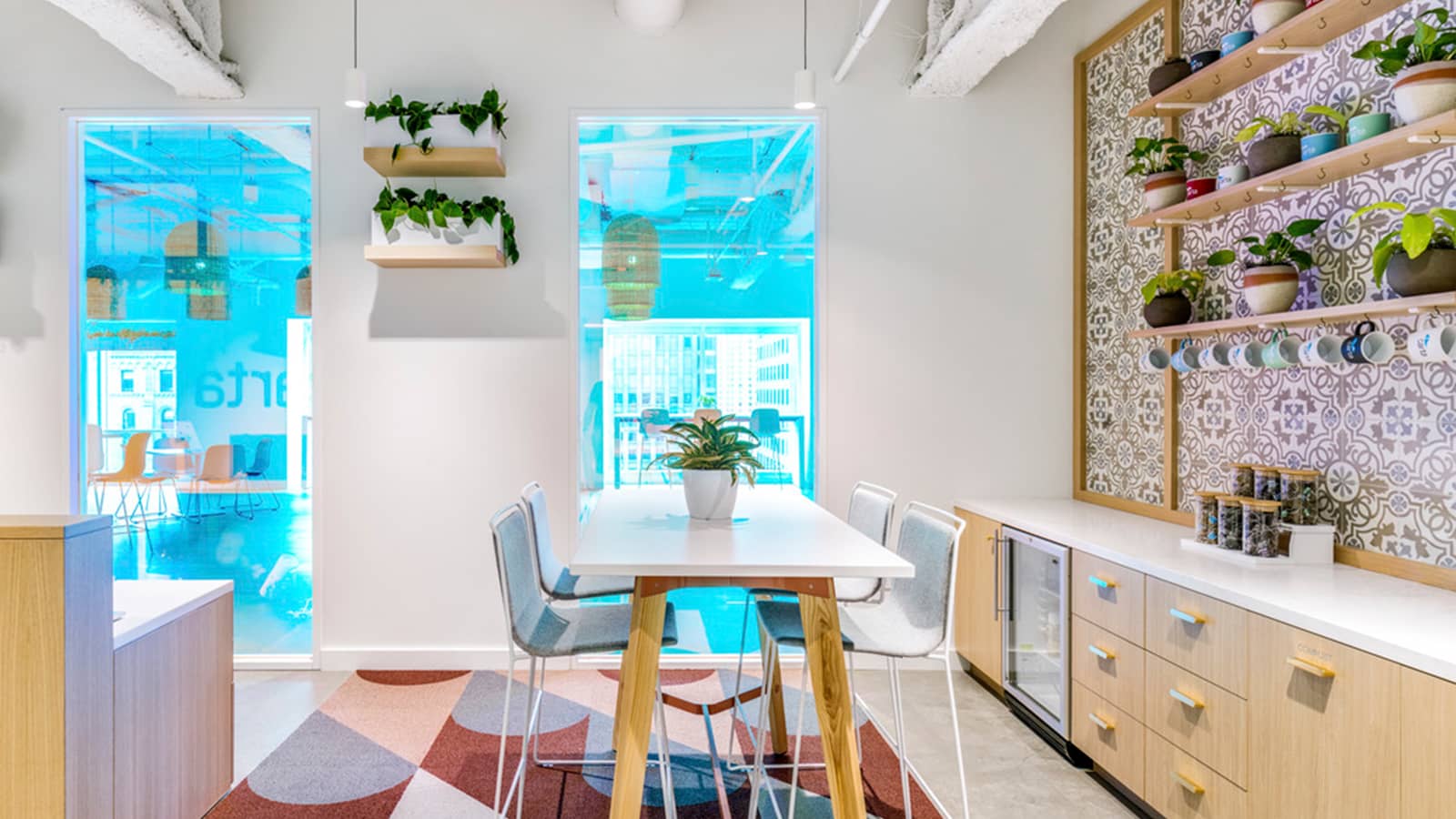The Cafe Area at Carta's SF Headquarters