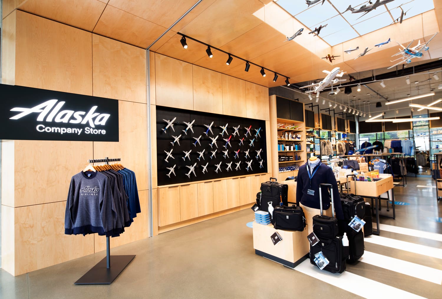 Project Files: Alaska Airlines Company Store and Uniform Fit Center,  Sea-Tac Airport, Seattle | IA Interior Architects