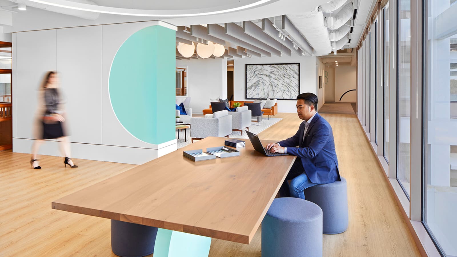 Main hall at Acoustic's Atlanta office.