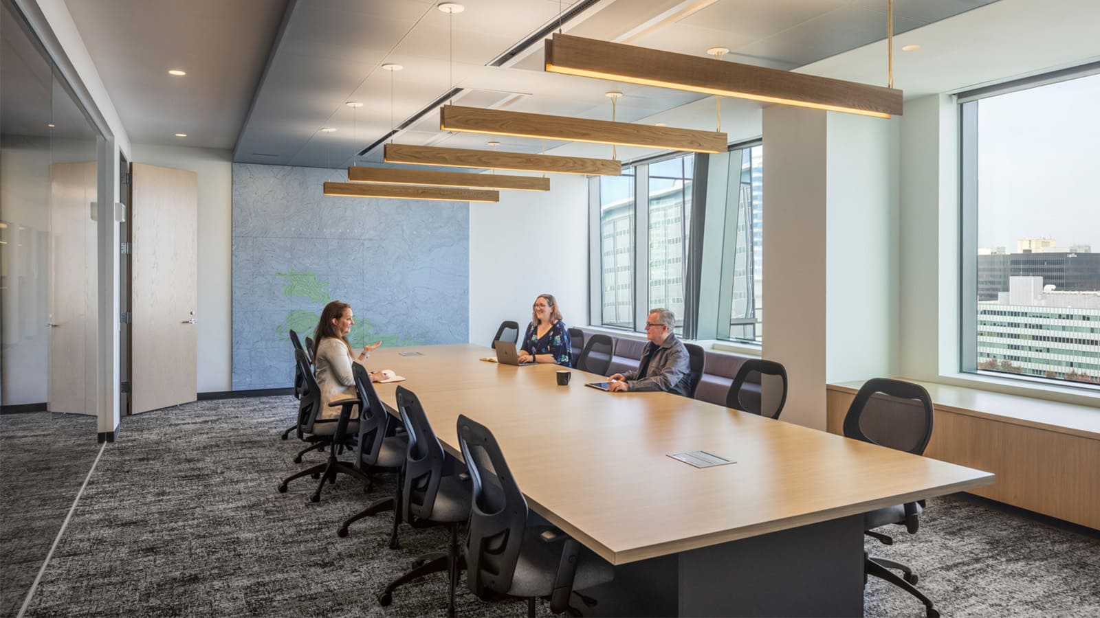 Conference room in Sacramento, CA, designed by IA Interior Architects