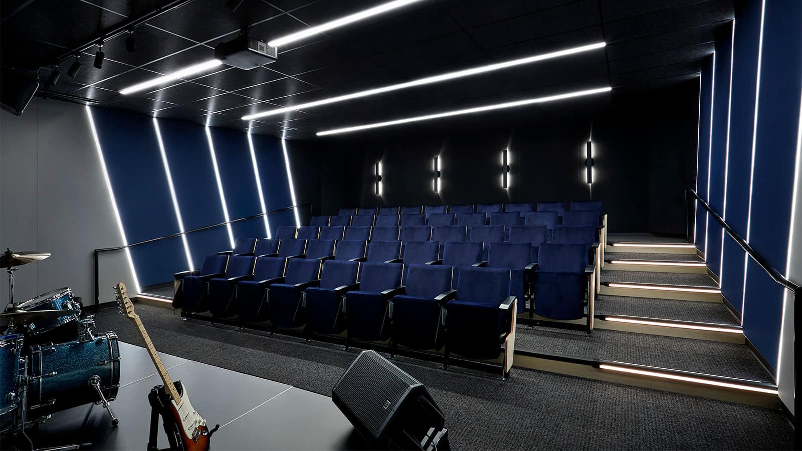 Auditorium space in Los Angeles, designed by IA Interior Architects