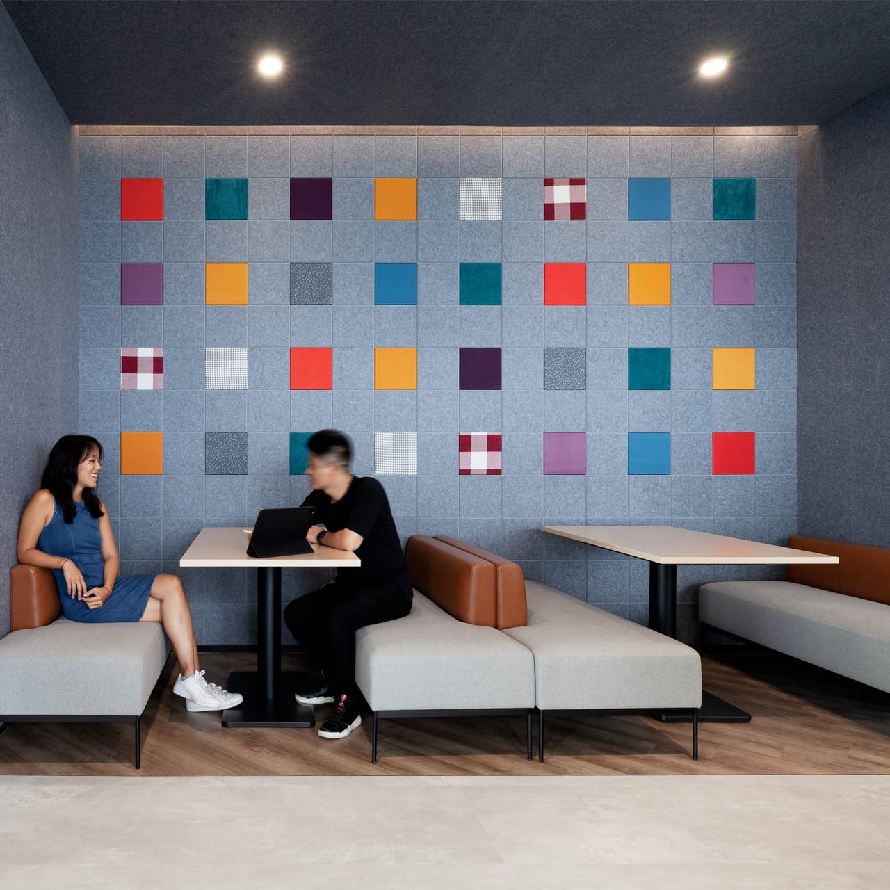 Acoustically sound meeting space at Zonkd's Shanghai space