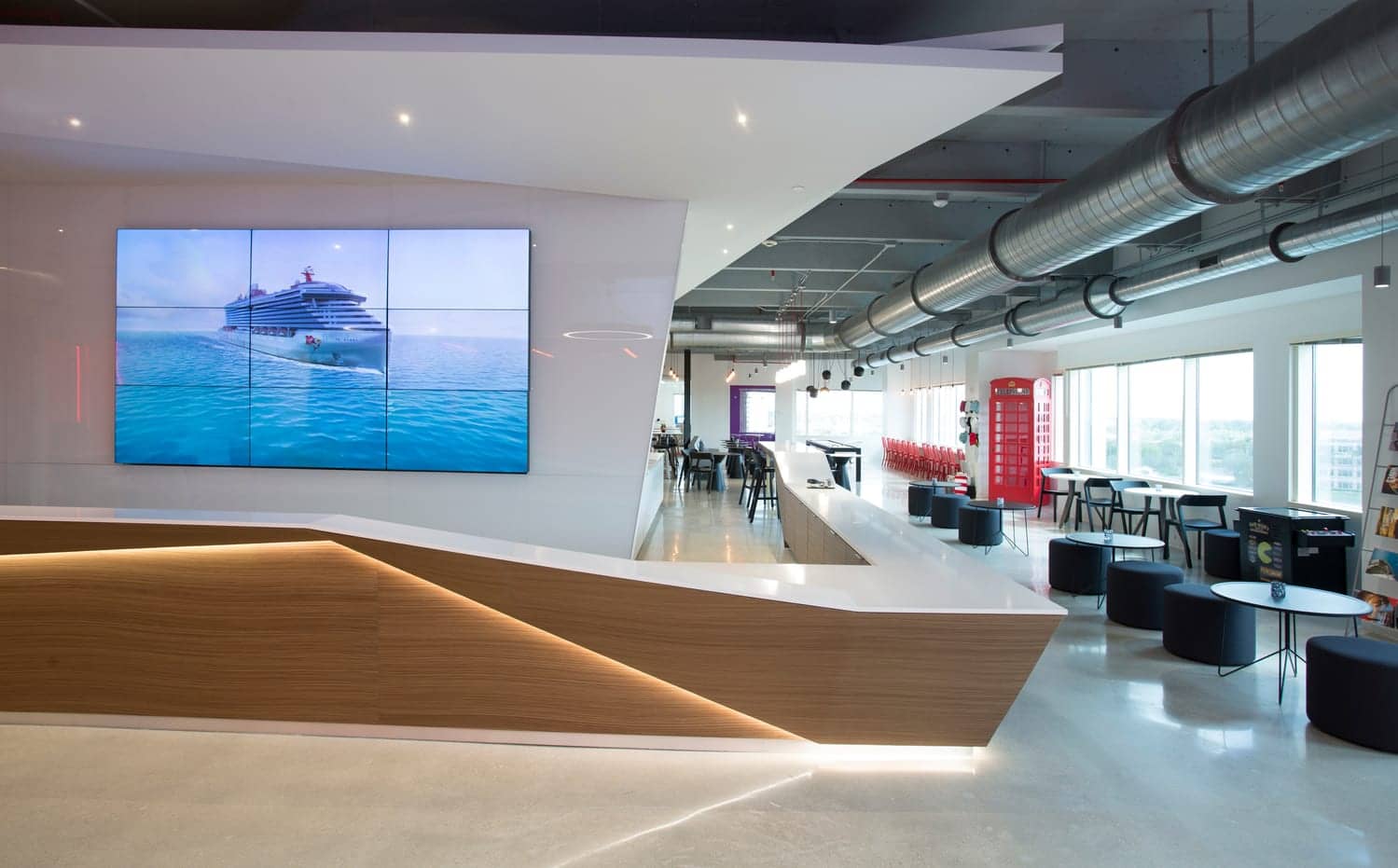 Virgin Cruises Headquarters,    Plantation, Florida. Photography © Robin Hill.