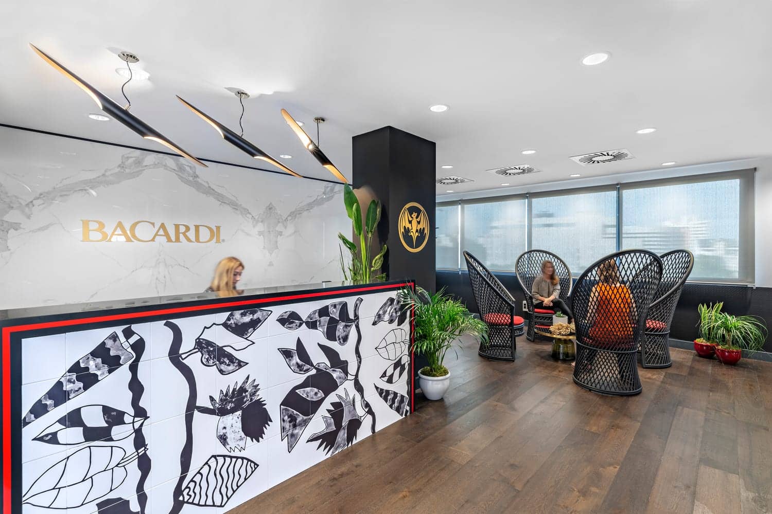 The Bacardi Front Desk and Reception Area