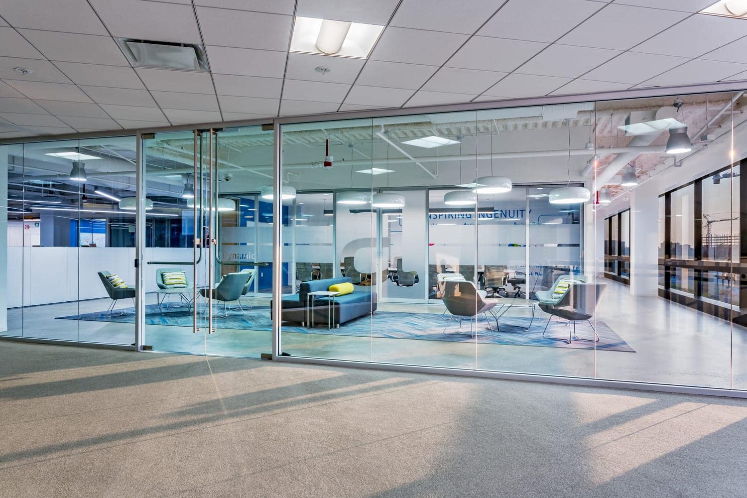 One of two suites at the Alteryx Headquarters.