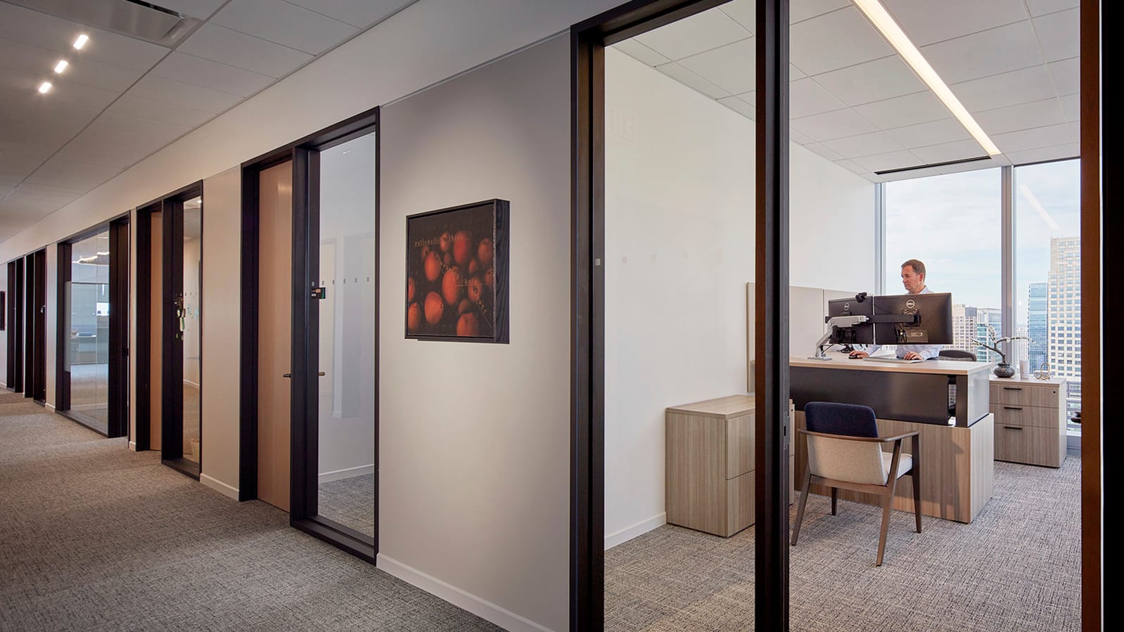 Perimeter private offices