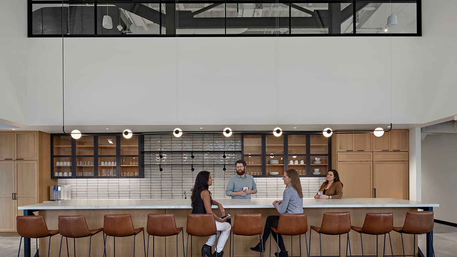 Silversmith employee-only kitchen area