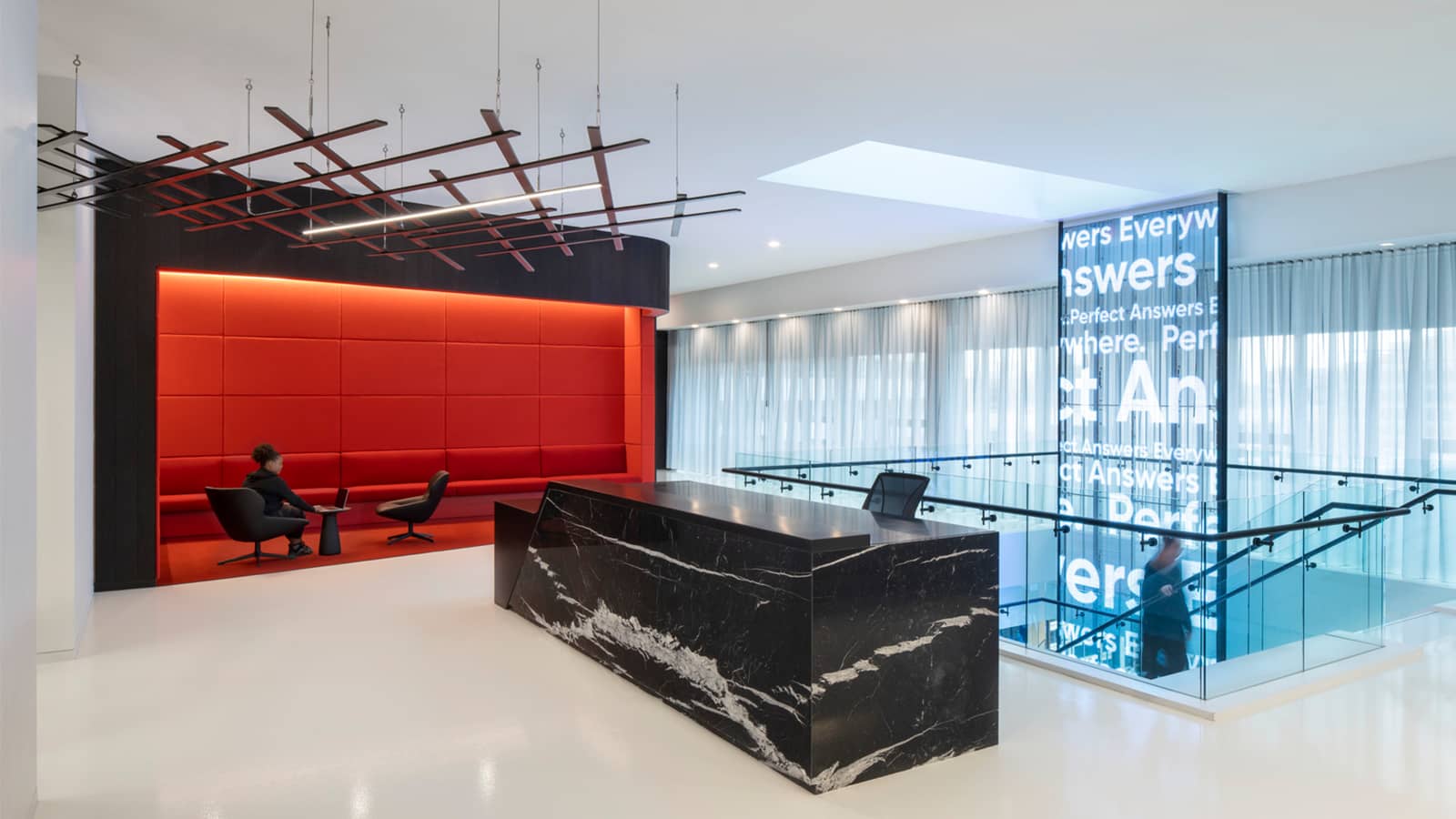 Yext reception area