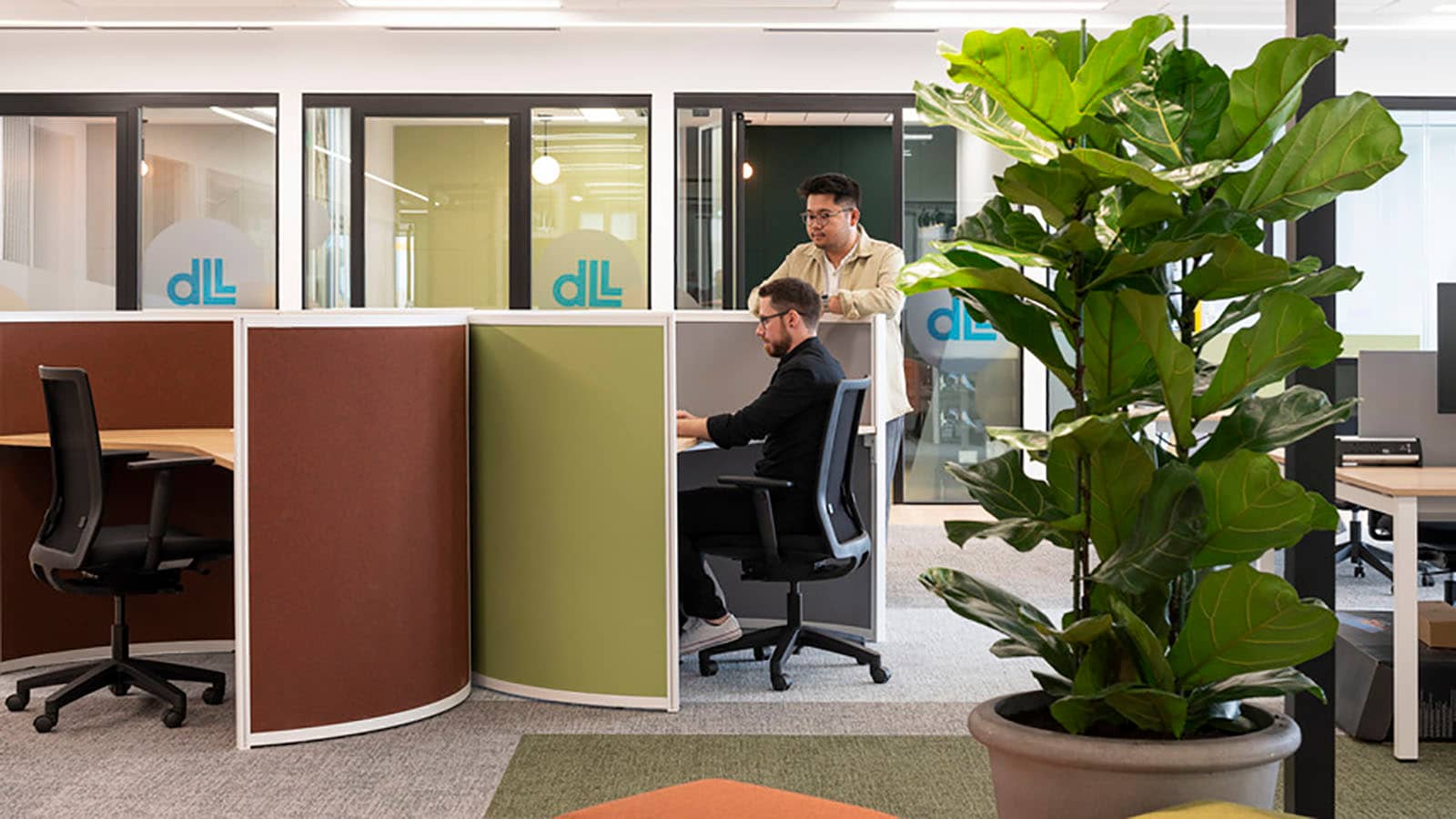 Rabobank workspace in Dublin Ireland
