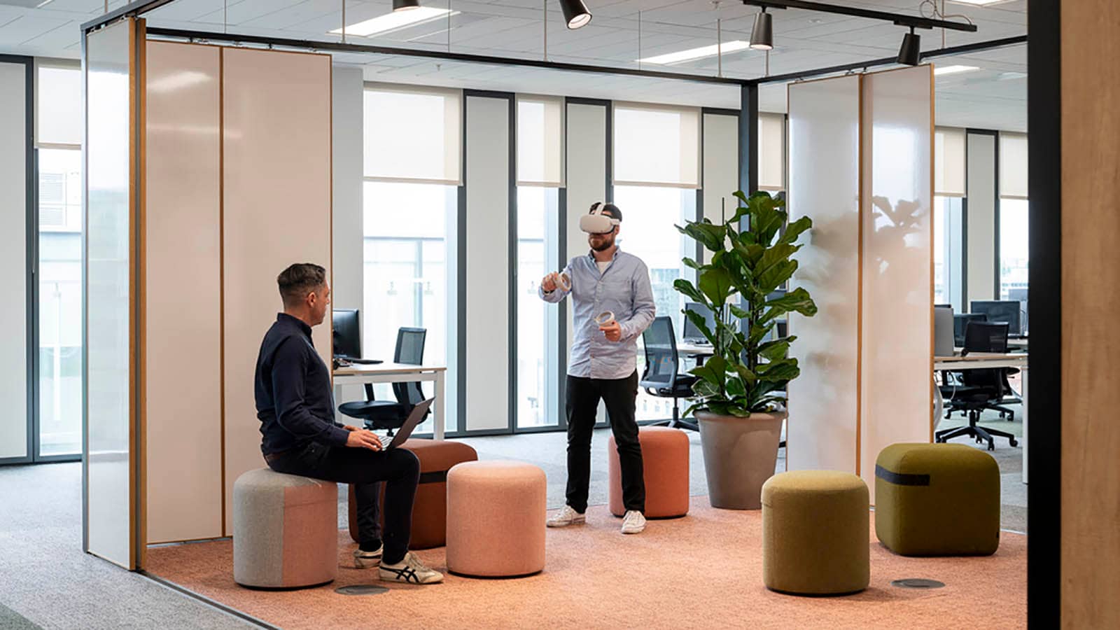 Alternative meeting space at Rabobank's Dublin offices