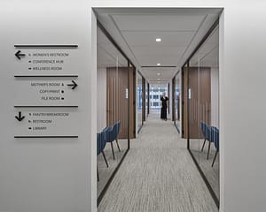 FINRA_DC_ Circulation Corridor and Wayfinding