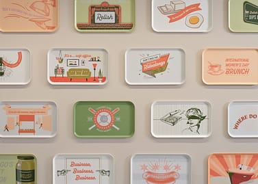 Relish Works Chicago Trays Detail