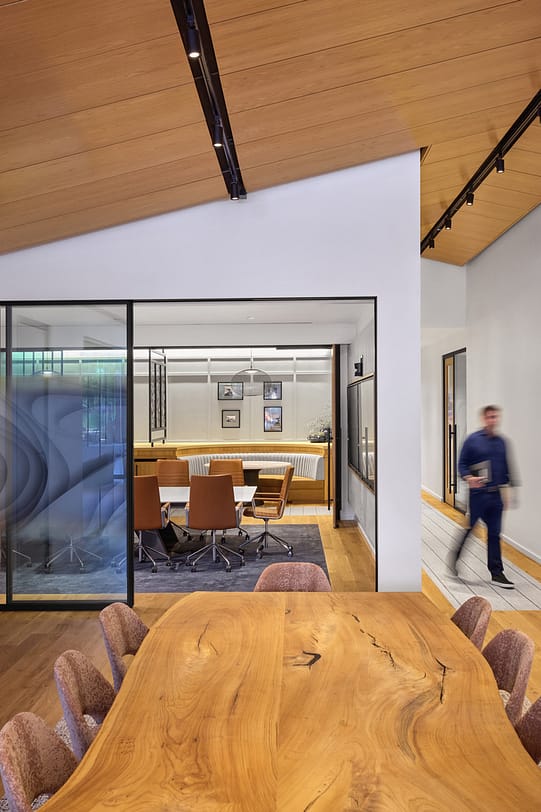 Confidential Data Company Hallway