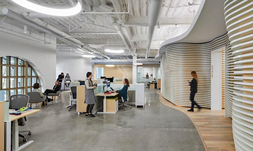 ASICS Workstations – Pinwheel Layout
