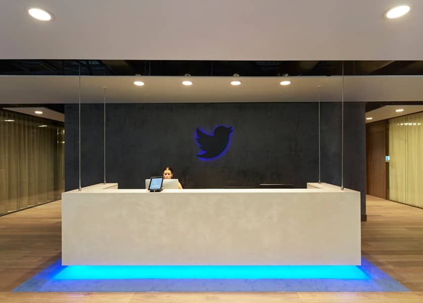 Twitter in London. Photo by Hufton+Crow.