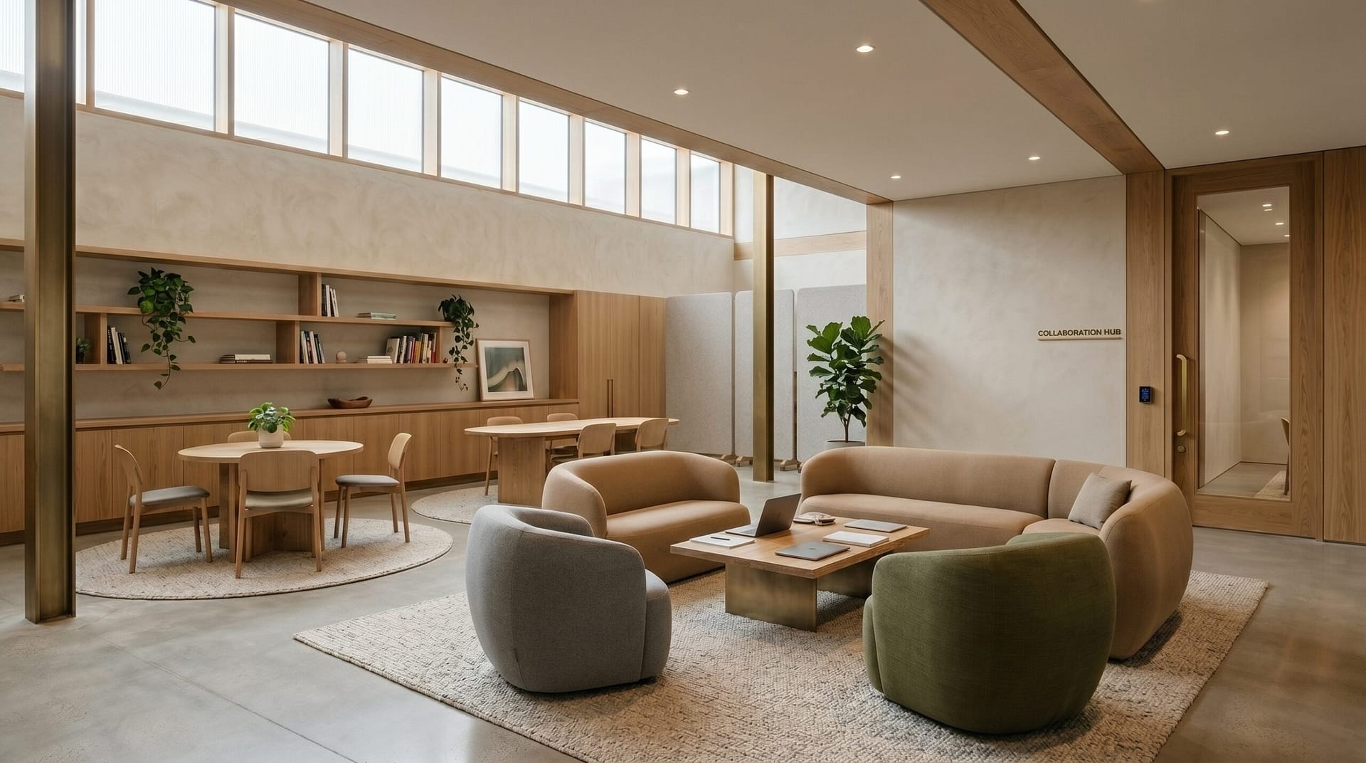 Pre-secure Lounge Collaboration Area